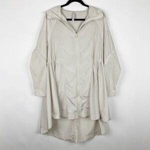 Athleta Solar Wind & Rain Anorak Jacket Hooded Lightweight‎ Women's Size XS